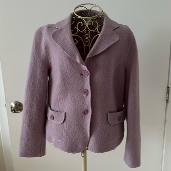 💯 wool LUCIA blazer size M smaller fit VINTAGE - Picture 1 of 4